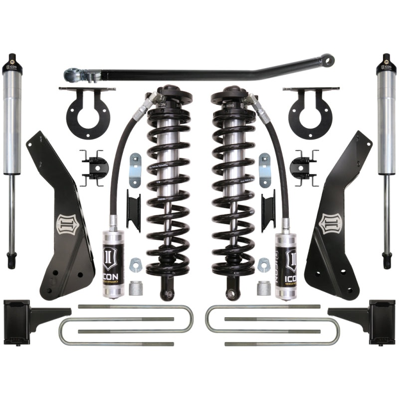 ICON 11-16 Ford F-250/F-350 4-5.5in Stage 2 Coilover Conversion System