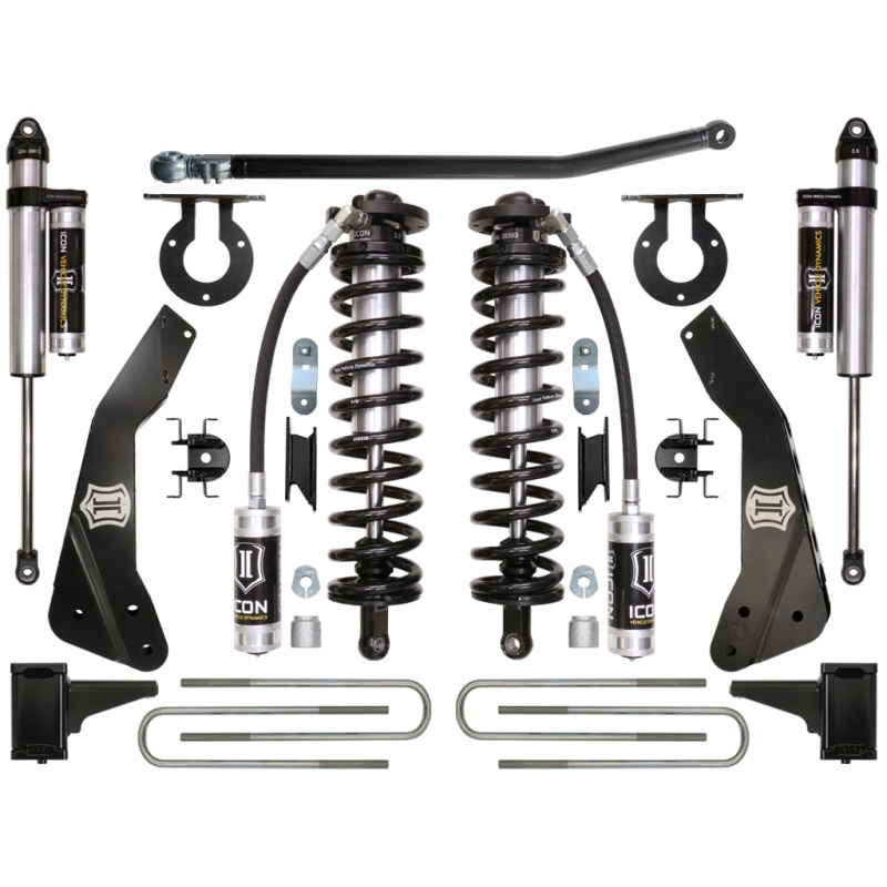 ICON 11-16 Ford F-250/F-350 4-5.5in Stage 3 Coilover Conversion System