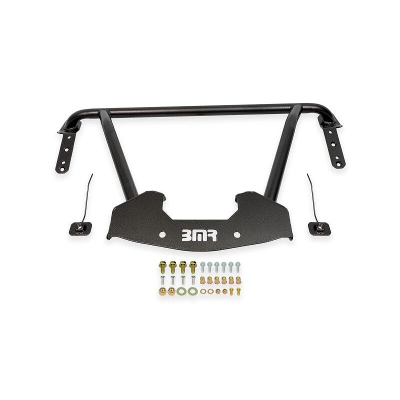 BMR 64-67 GM A-Body Bolt-On Front Reinforcement Chassis Brace - Black Hammertone