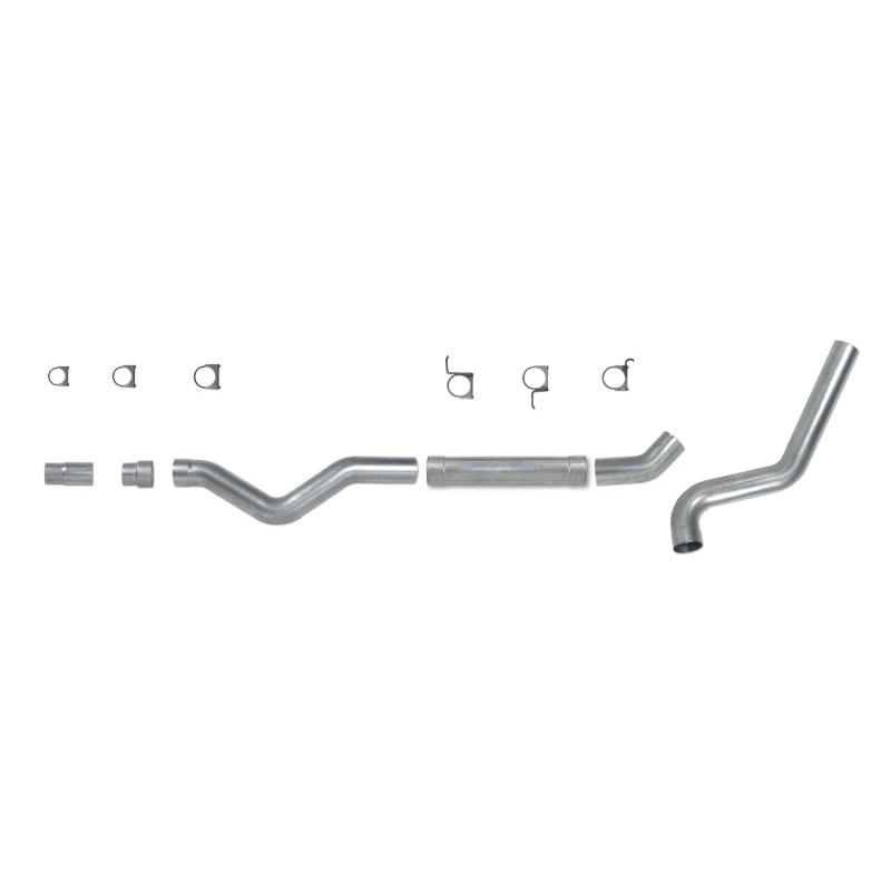Diamond Eye KIT 5in CB MFLR RPLCMENT PIPE SGL AL: 2006-2007.5 CHEVY 6.6L 2500/3500