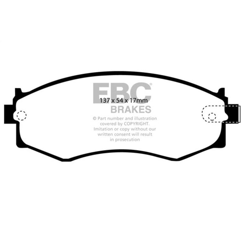EBC 91-97 Infiniti G20 2.0 Yellowstuff Front Brake Pads