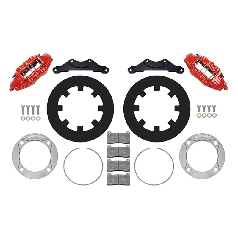 Wilwood 2014+ Polaris RZR XP 1000 Rear Kit 11.25in - Red