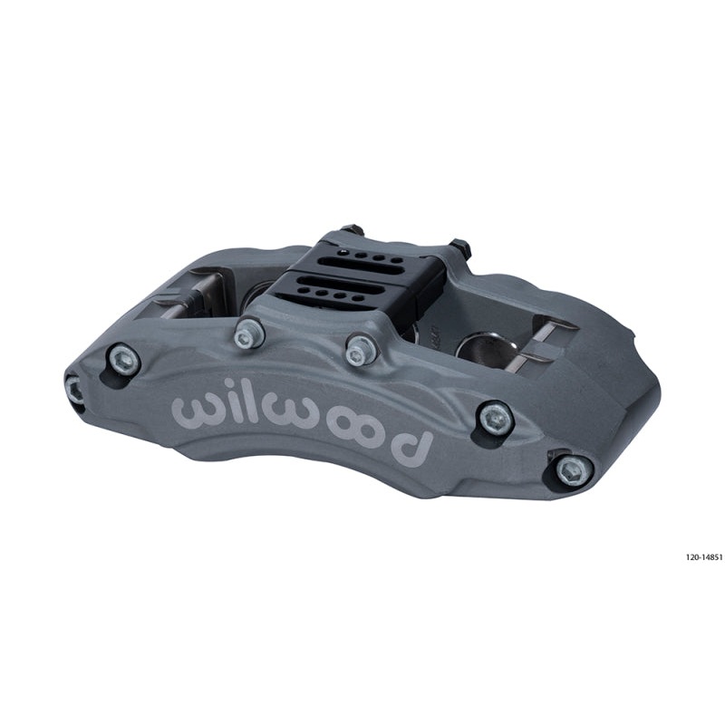 Wilwood Caliper - AT6 Lug Mount Anodized 1.75in/1.38in/1.38in Piston .75in Rotor - Left Side
