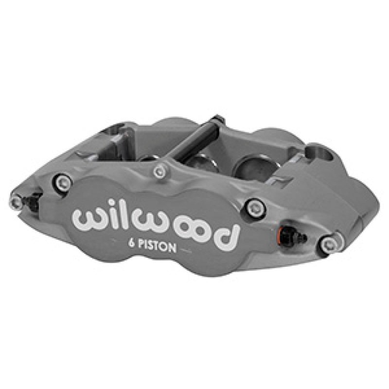 Wilwood Caliper-Forged Narrow Superlite 6R-R/H 1.75/1.25in/1.25in Pistons 1.25in Rotor - Anodized