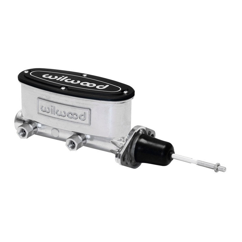 Wilwood High Volume Tandem Master Cylinder - 7/8in Bore Ball Burnished-W/Pushrod