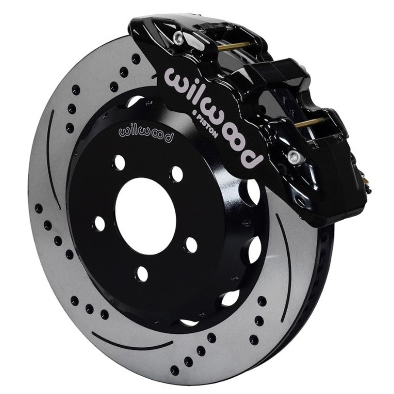 Wilwood AERO6 Front Hat Kit 14.00 Drilled 2016-Up Camaro w/Lines