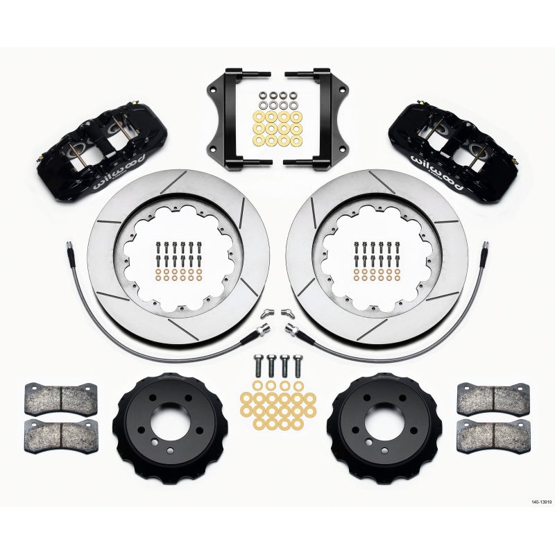 Wilwood AERO6 Front Hat Kit 15.00 2007-2011 BMW E90 Series w/Lines
