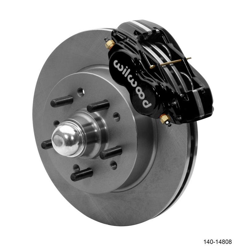 Wilwood Forged Dynalite Front Kit 11.5in 65-66 Chevrolet Impala w/ Factory Drum Spindle-Req 220-7699