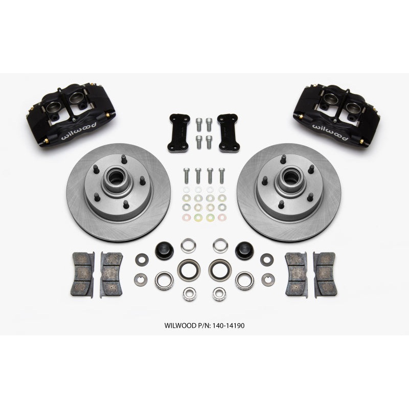 Wilwood Forged Dynalite Front Kit 11.72in 1 PC Rotor&Hub Ford F100 1948-1956
