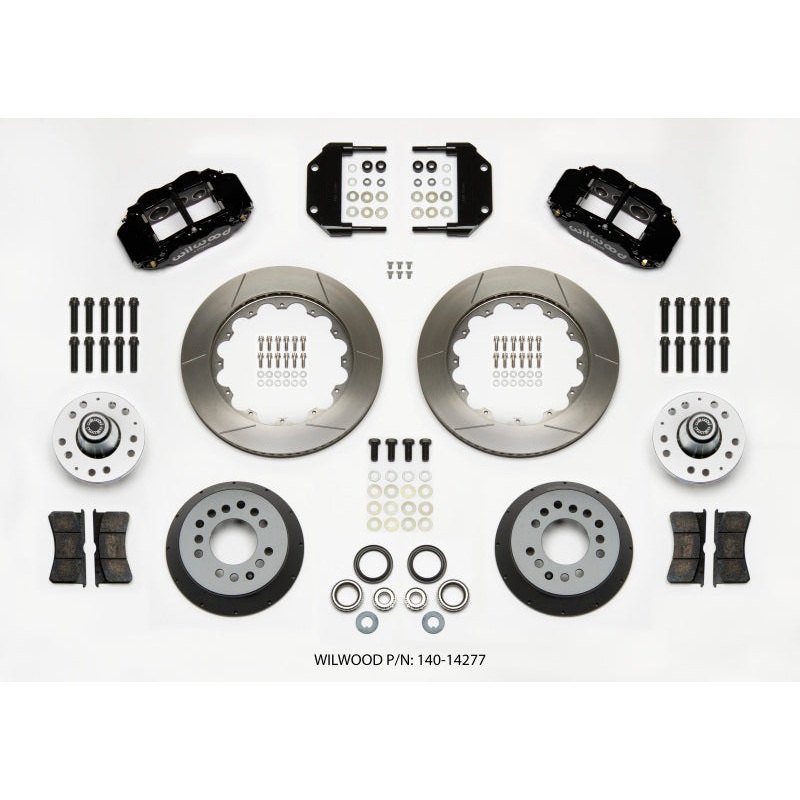 Wilwood Narrow Superlite 6R Front Hub Kit 14.00in Magnum Force Drop Spindle