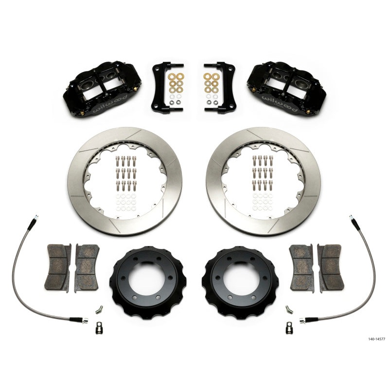 Wilwood Narrow Superlite 6R Front Kit 12.88in Slotted Rotor w/ Lines 05-15 Toyota Tacoma
