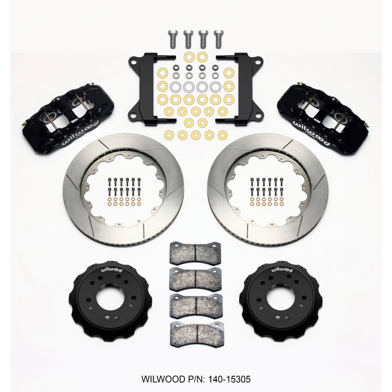 Wilwood AERO6 Front Hat Kit 14.00 63-87 C10 w/ Wilwood Pro Spindles