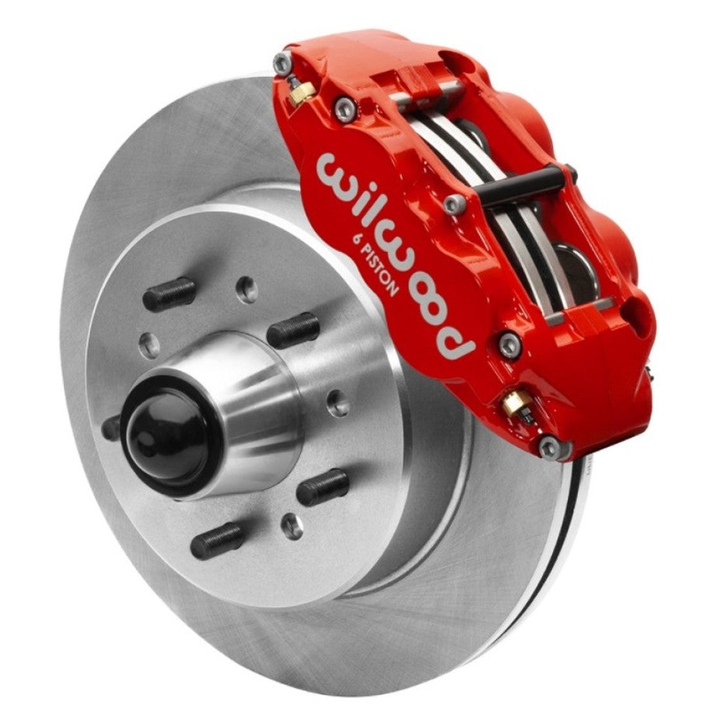 Wilwood Forged Narrow Superlite 6R Front Big Brake Kit 12.19in Rotors 88-98 C1500 - Red