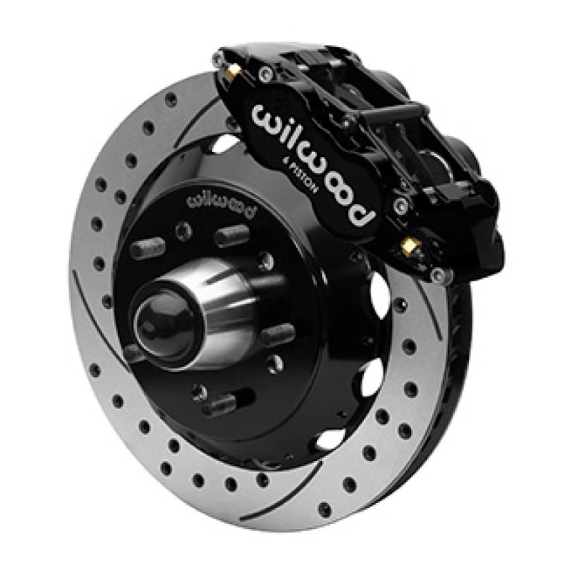 Wilwood Forged Narrow Superlite 6R Front Big Brake Kit 13.06in Drilled Rotors 88-98 C1500 - Black