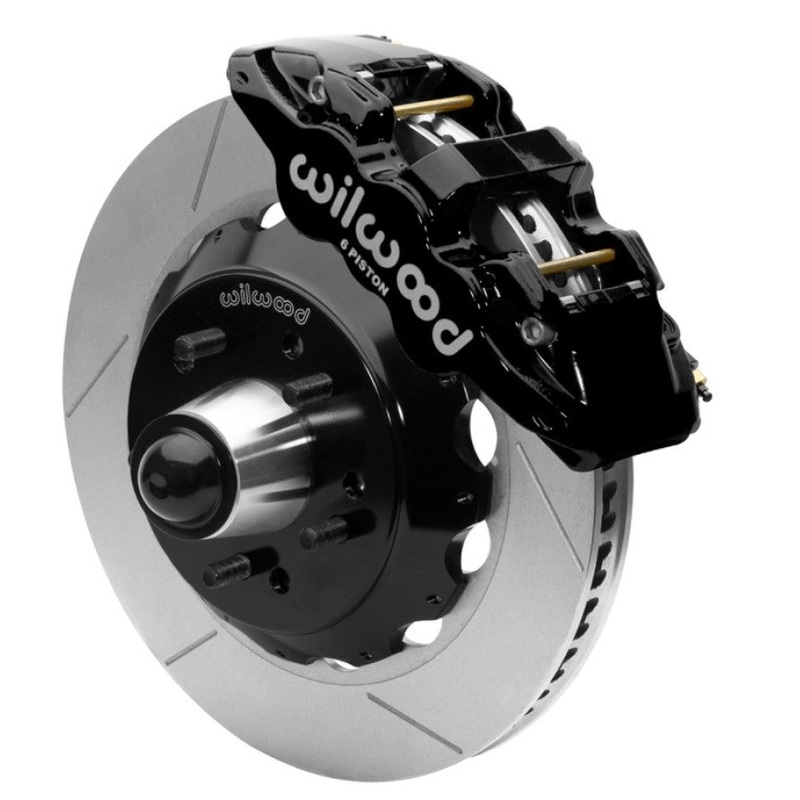 Wilwood Forged Narrow Superlite 6R Front Big Brake Kit 14.00in Rotors 67-86 C1500 - Black