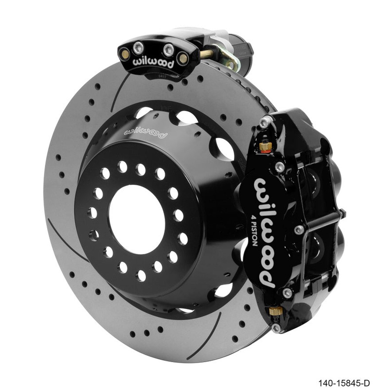 Wilwood Narrow Superlite 4R Rear P-Brk Kit 14.00in Rotor Big Ford New Style 2.50in Offset - SRP