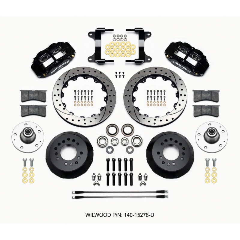Wilwood Narrow Superlite 6R Front Hub Kit 12.88in Drilled 82-92 Camaro//Firebird