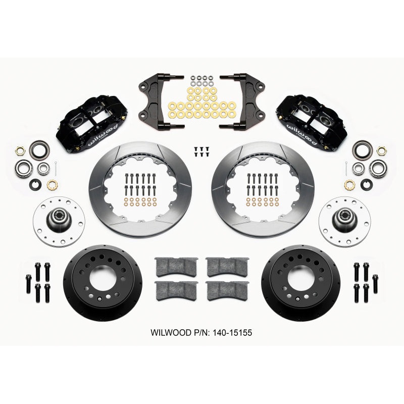 Wilwood Narrow Superlite 6R Front Hub Kit 12.88in WWE ProSpindle (5x4.75in 5x5.00in Hub)