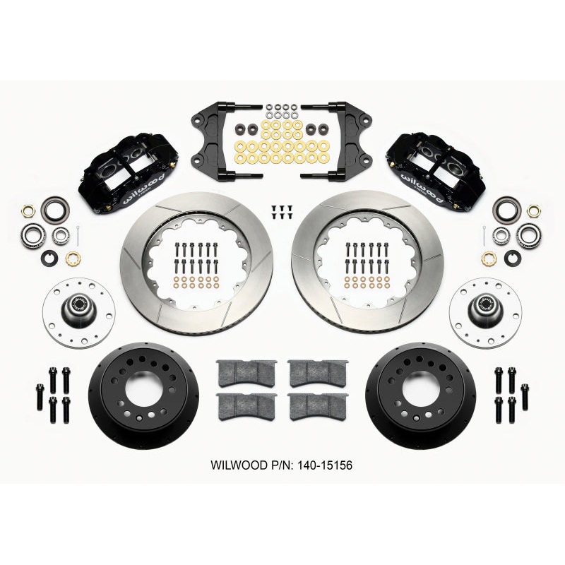 Wilwood Narrow Superlite 6R Front Hub Kit 14.00in WWE ProSpindle (5x4.75in 5x5.00in Hub)