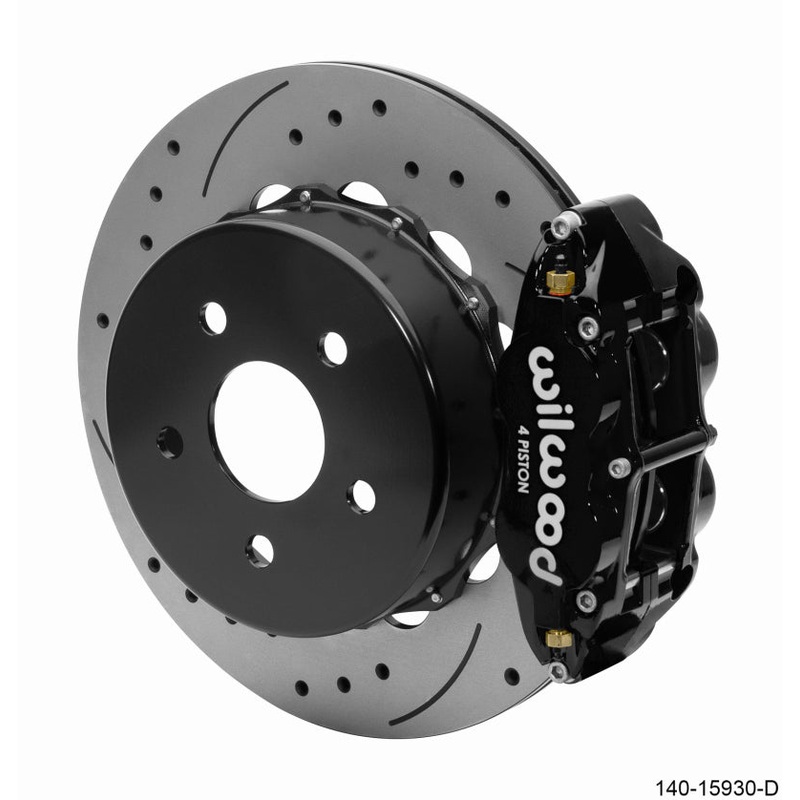 Wilwood Superlite 4R Rear Brake Kit 14.00 Black 2018-Up Jeep JL SRP w/Lines