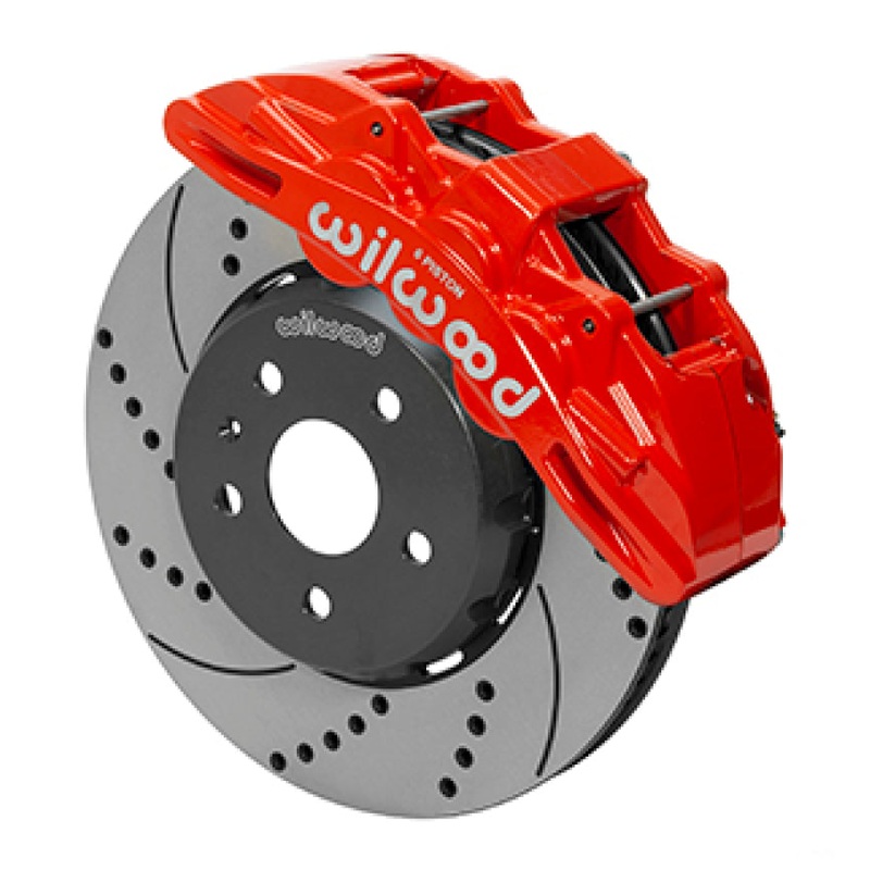 Wilwood SX6R Front Brake Kit 14in SRP Slotted/Drilled Red 16-19 Chevy Camaro SS