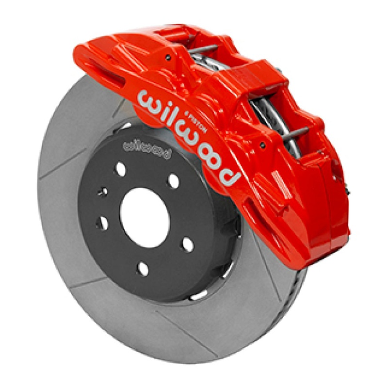 Wilwood SX6R Front Brake Kit 14in SRP Slotted Red 16-19 Chevy Camaro SS