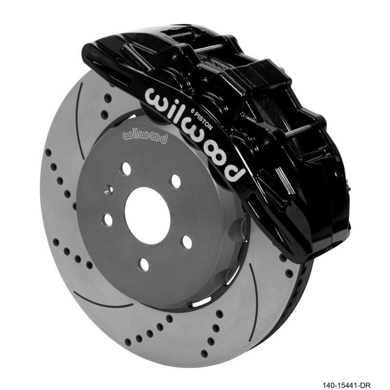 Wilwood SX6R Front Brake Kit 15in Lug Drive Drilled Rotor w/ Lines 16-19 Chevrolet Camaro