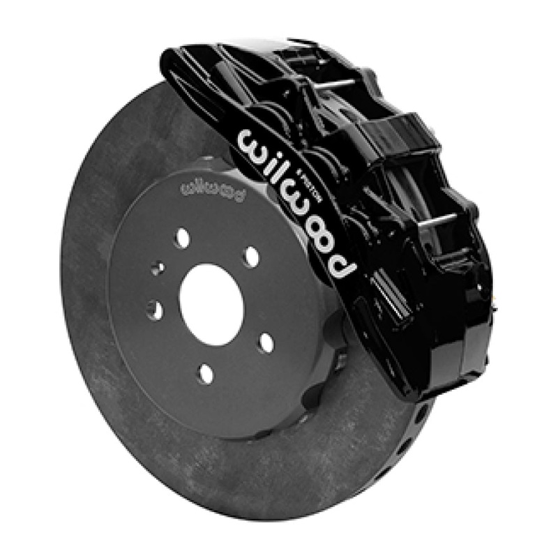 Wilwood SX6R WCCB Carbon-Ceramic 10-14 Chevy Camaro Front Big Brake Kit - Black