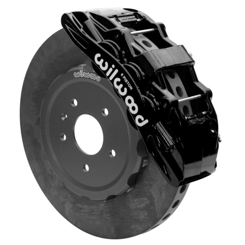 Wilwood Sx6R WCCB Carbon-Ceramic 2014-2019 C7 Corvette All Front Big Brake Kit - Black