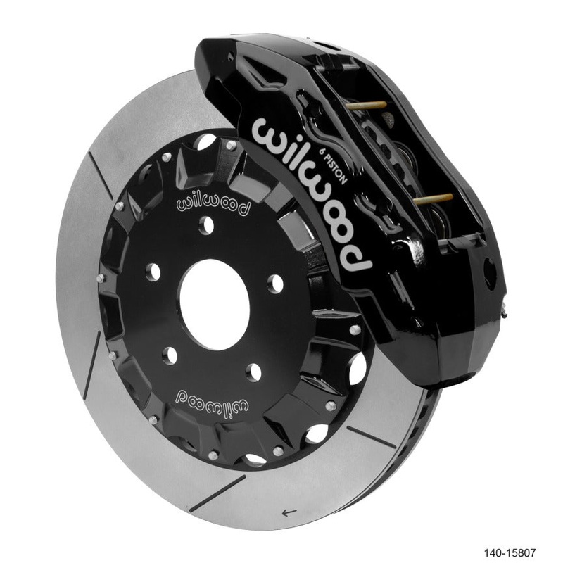 Wilwood TX6R Front Kit 16.00in Black 13-17 Dodge Truck 1500 - 4WD