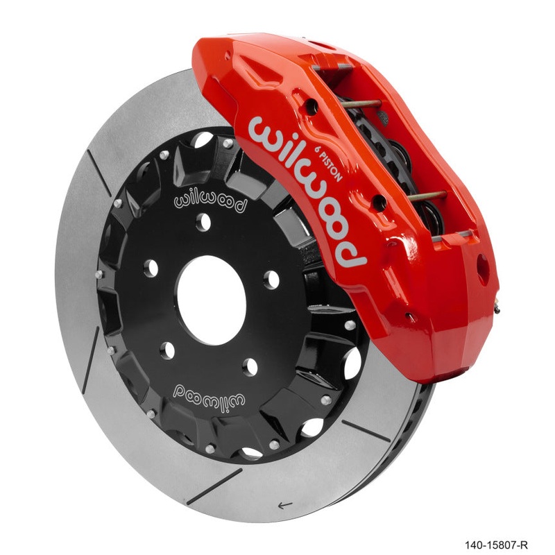 Wilwood TX6R Front Kit 16.00in Red 13-17 Dodge Truck 1500 - 4WD