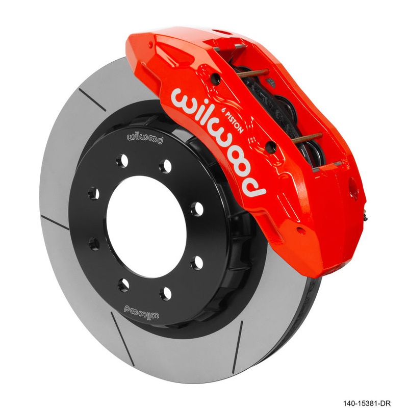 Wilwood TX6R Front Kit 16.00in Red w/Lines 2014+ Ram 2500/3500 2WD/4WD