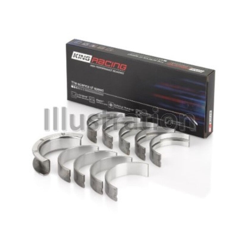 King Chevy 400ci 6.6L V8 Std Size 3/4 Groove Bi-Metal Performance Main Bearing Set