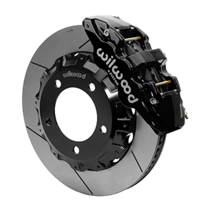 Wilwood AERO6 Front Brake Kit Black 14.25in 2016-2018 Toyota Land Cruiser (J200) w/ Lines