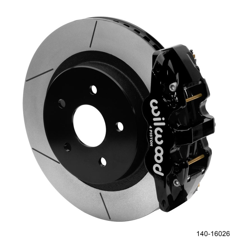 Wilwood Aerolite 4R Rear Kit 15.00in Black 13-17 Dodge Truck 1500 - 4WD