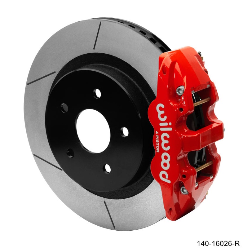 Wilwood Aerolite 4R Rear Kit 15.00in Red 13-17 Dodge Truck 1500 - 4WD