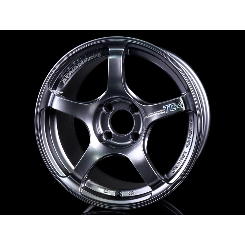 Advan Racing TC4 Wheels - Gun Metallic 15x8 / 4x100 / +35