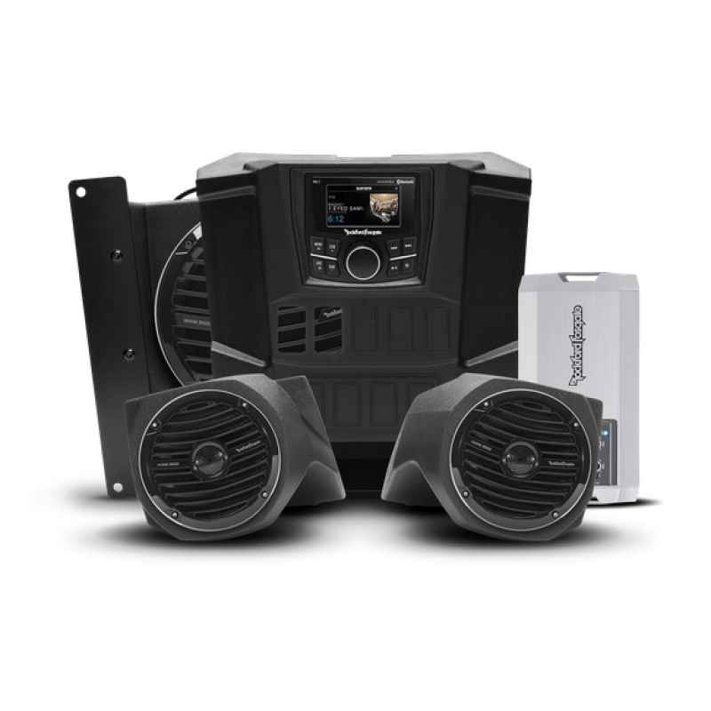Rockford Fosgate 15-17 Polaris Ranger (Gen 1) 400 Watt Stereo Front Speaker w/ Subwoofer Kit