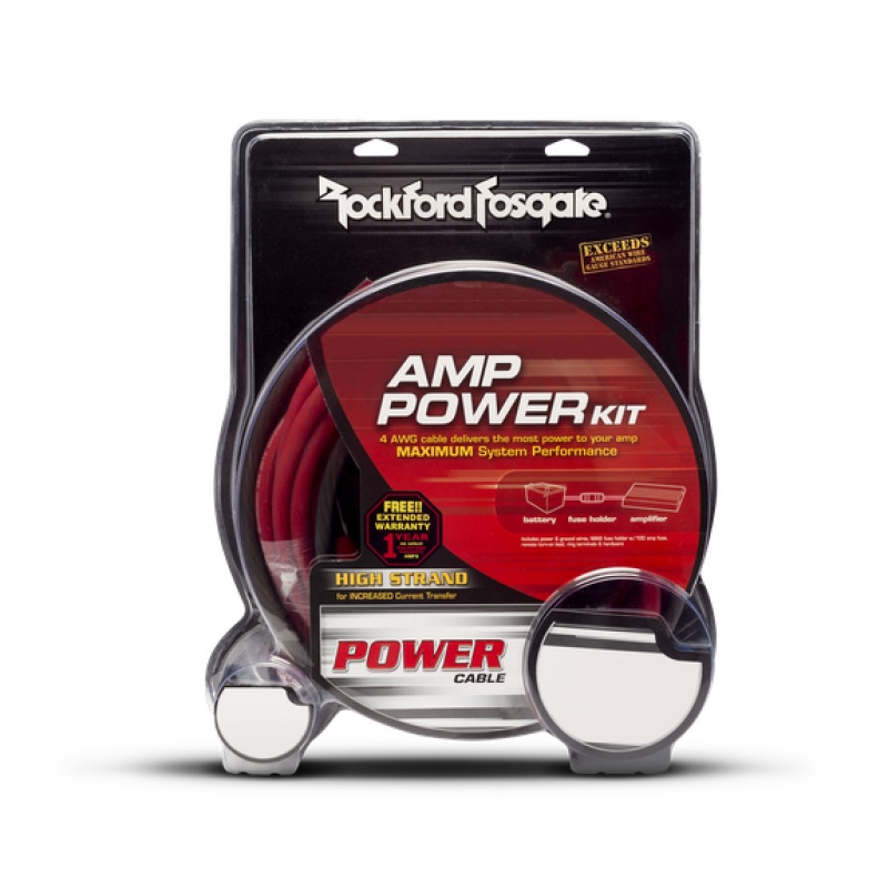 Rockford Fosgate 8 AWG Power & Signal Installation Kit