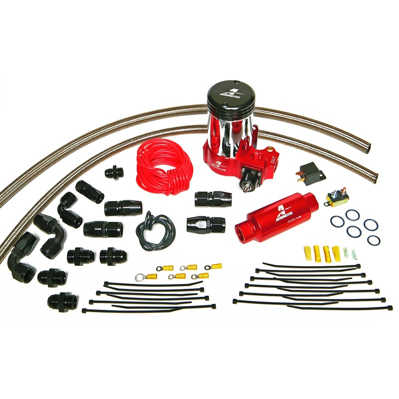 Aeromotive A2000 Drag Race Pump Only Kit Includes: (lines, fittings, hose ends and 11202 pump)
