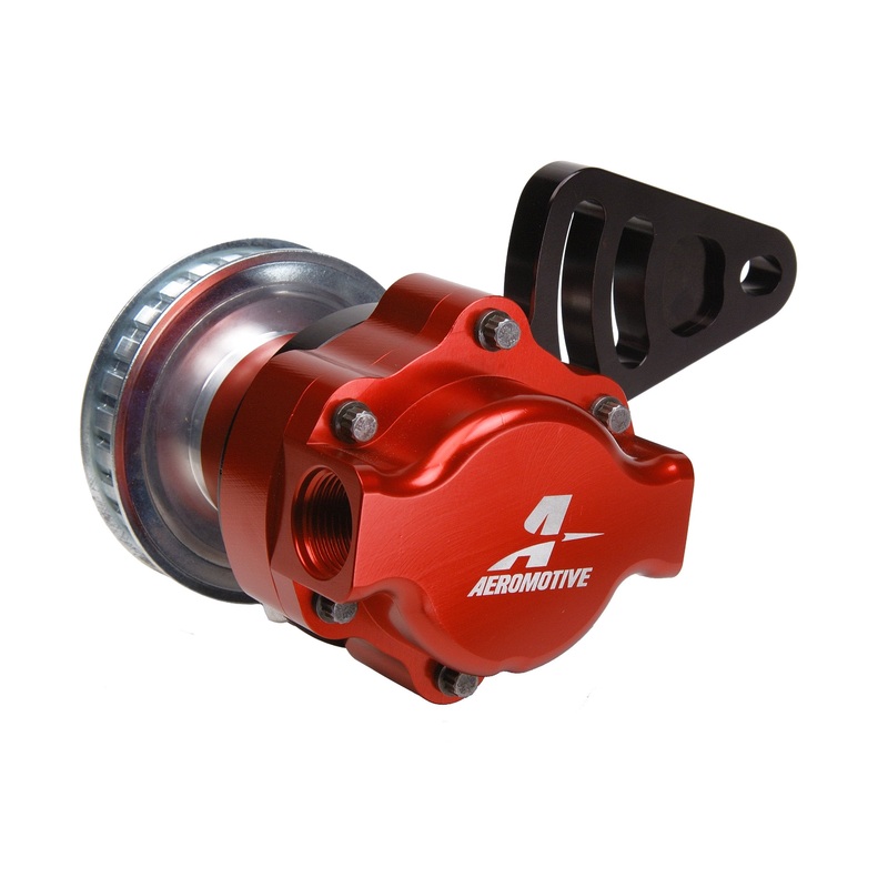 Aeromotive Belt Drive Pump Kit (Part Number 11105) with Gilmer pulley and mounting bracket
