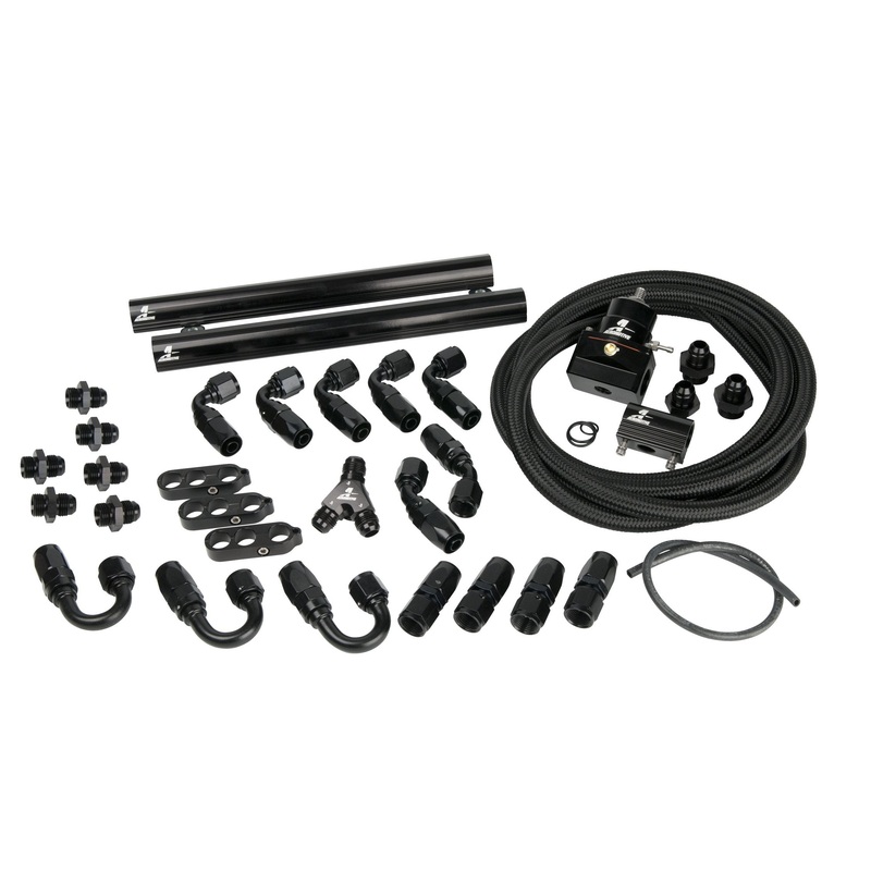 Aeromotive Kit, Engine (Regulator, Rails and plumbing), 2010 Ford Cobra Jet