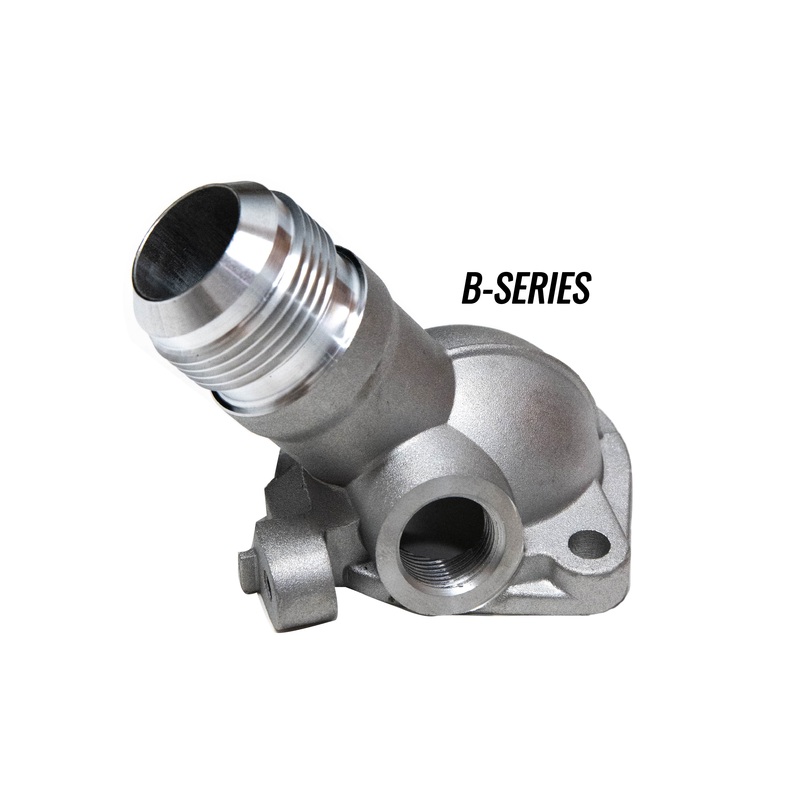 SpeedFactory Racing -16an Cast Thermostat Housings for Honda/Acura B & D-Series Engines