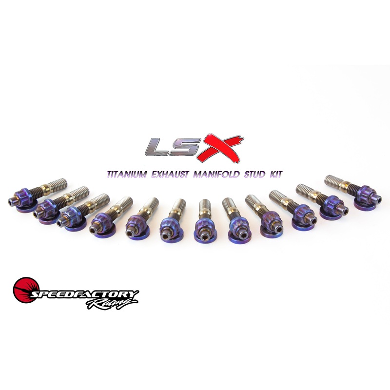 SpeedFactory Racing Chevrolet/GM LSX Titanium Exhaust Manifold Stud Kit