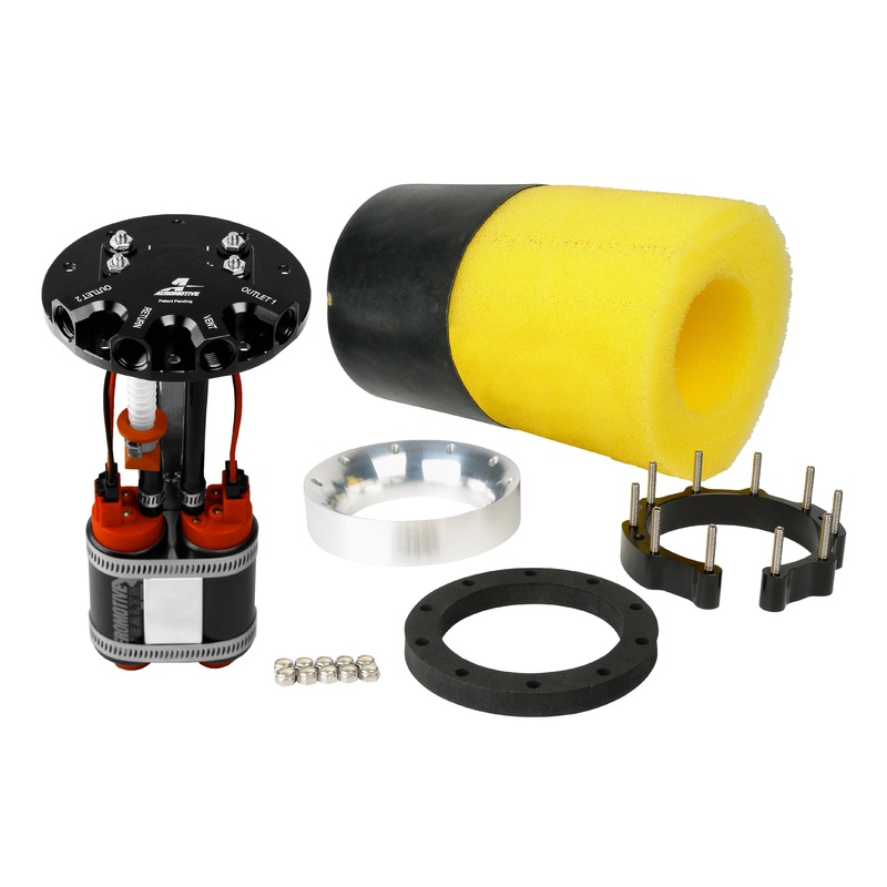 Aeromotive Fuel Pump, Universal, Phantom, Dual 340, 6-10" Depth