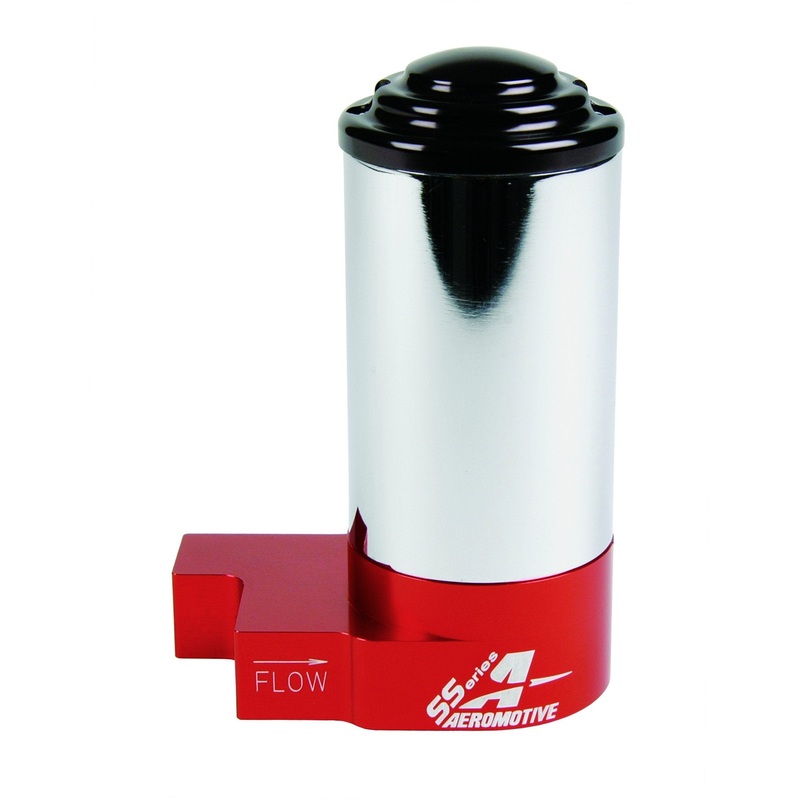 Aeromotive SS Series Billet (14 PSI) Carbureted Fuel Pump with (AN-8) Inlet and Outlet Ports
