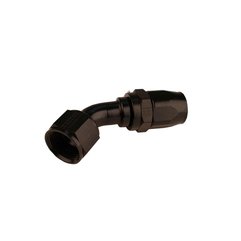 Aeromotive Hose End, AN-12, 45 Deg