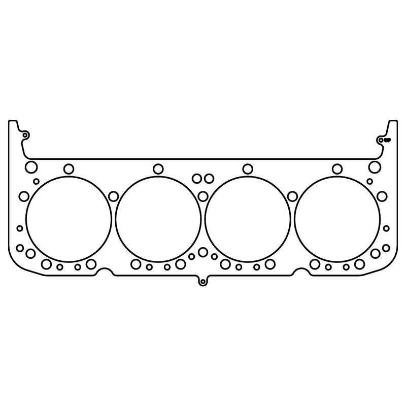 Chevrolet Gen-1 Small Block V8 .040" MLX Cylinder Head Gasket, 4.200" Bore, 18/23 Degree Heads, Round Bore