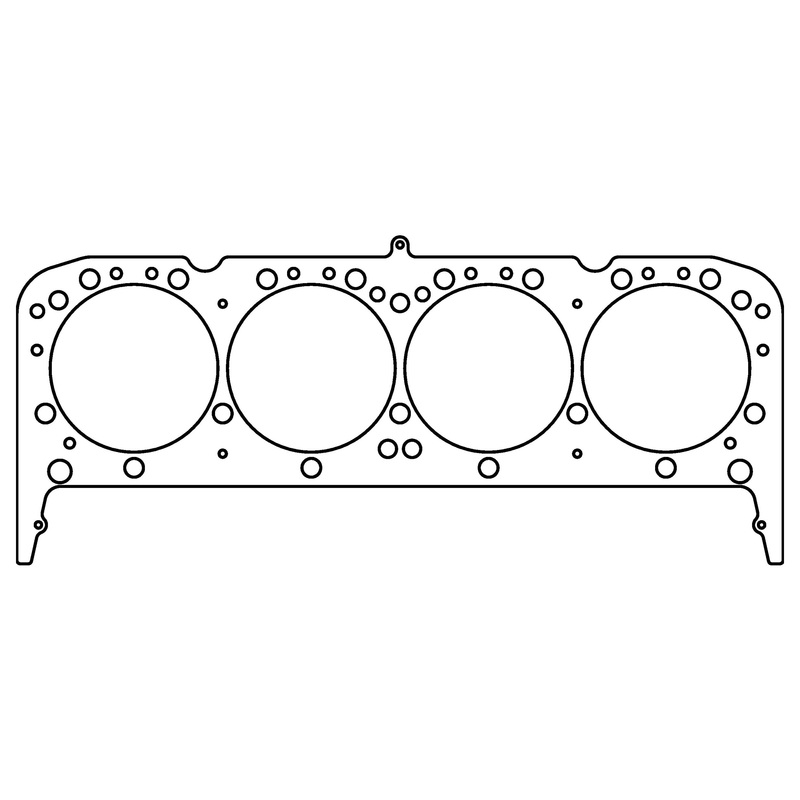 Chevrolet Gen-I Small Block V8 .040" MLS Cylinder Head Gasket, 4.165" Bore, 18/23 Degree Heads, Without Steam Holes