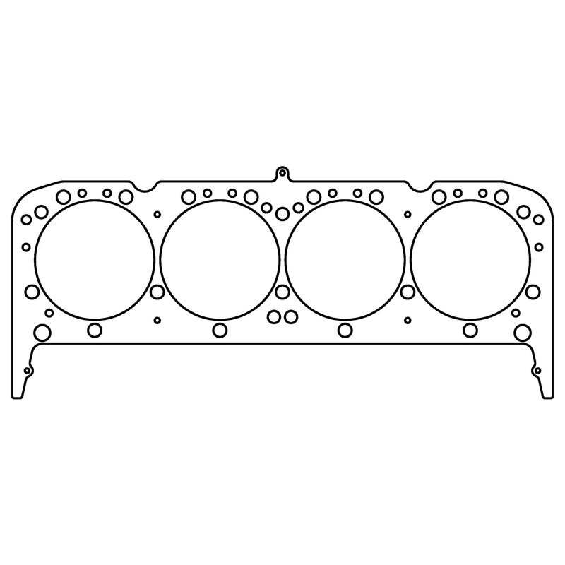 Chevrolet Gen-I Small Block V8 .040" MLS Cylinder Head Gasket, 4.200" Bore, 18/23 Degree Heads, Without Steam Holes